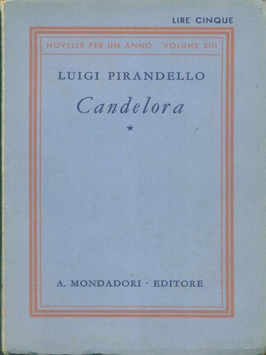   Candelora - Luigi Pirandello - copertina