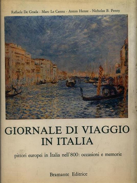   Giornale di viaggio in Italia - copertina