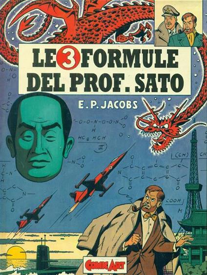 Le 3 formule del prof. Sato - E.P. Jacobs - copertina