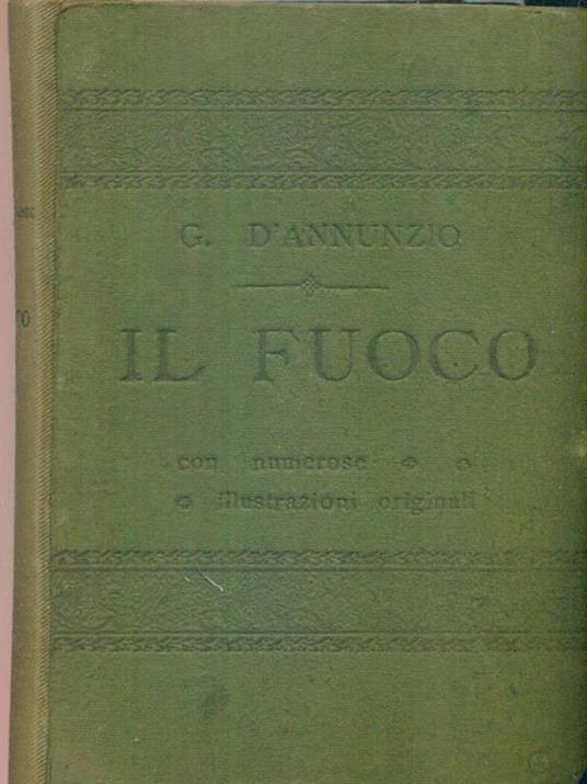 Il fuoco - Gabriele D'Annunzio - copertina