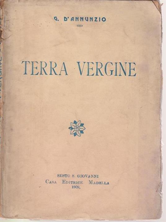   Terra VergineTerra Vergine - Gabriele D'Annunzio - copertina