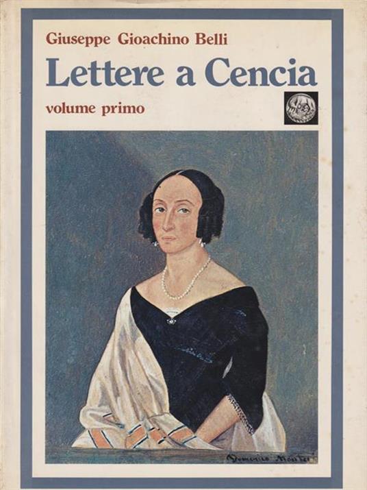   Lettere a Cencia 2 voll - Gioachino Belli - copertina