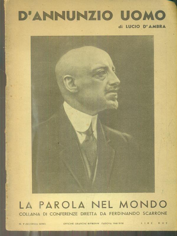   D'Annunzio Uomo