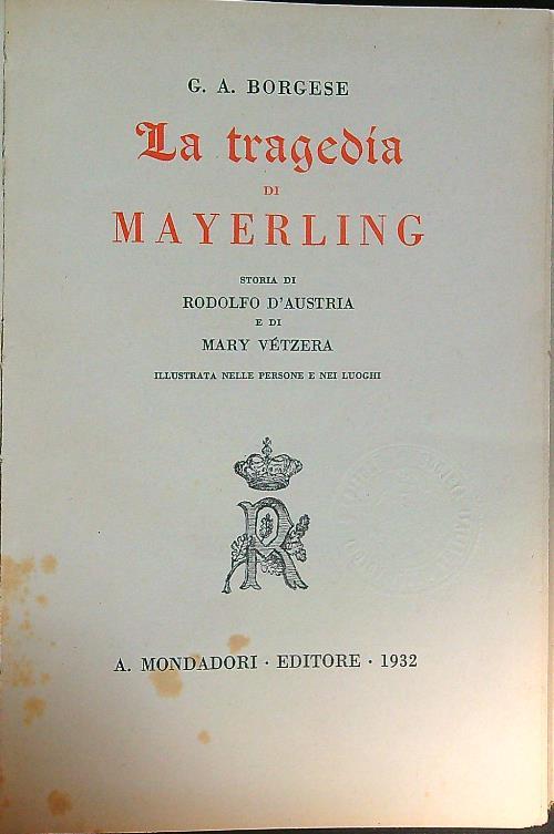 La tragedia di Mayerling