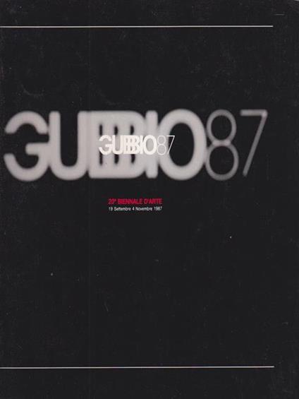 Gubbio 87. 20° biennale d'arte 1987 - copertina