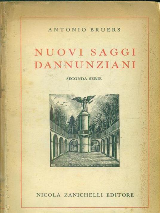   Nuovi saggi dannunziani - Antonio Bruers - copertina