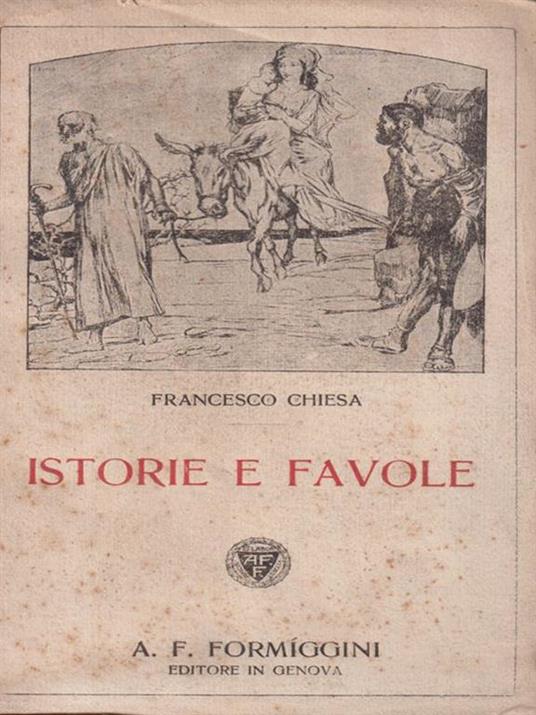 Istorie e favole - Francesco Chiesa - copertina