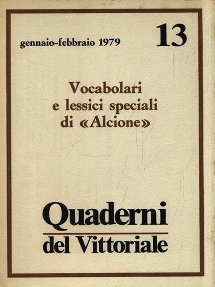   Quaderni del Vittoriale - Anno III N. 13/Gennaio-Febbraio 1979 - copertina