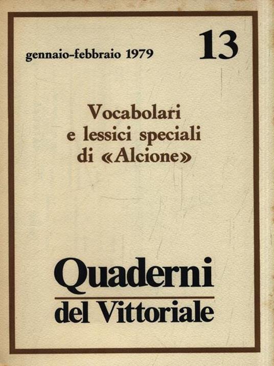   Quaderni del Vittoriale - Anno III N. 13/Gennaio-Febbraio 1979 - copertina
