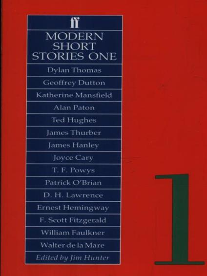 Modern short stories one - copertina