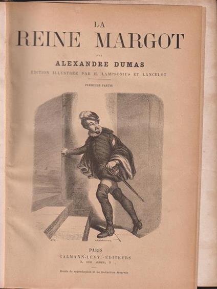 La reine Margot - Alexandre Dumas - copertina