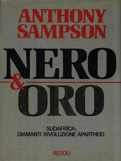 Nero & Oro - Anthony Sampson - copertina