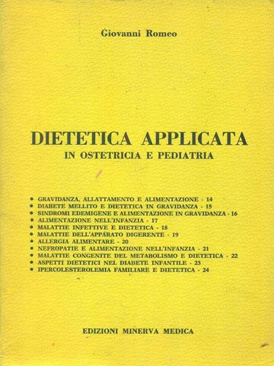 Dietetica applicata Vol III - Giovanni Romeo - copertina