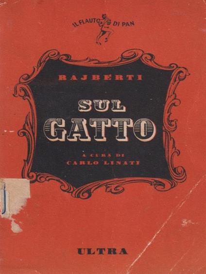 Sul gatto - Giovanni Rajberti - copertina