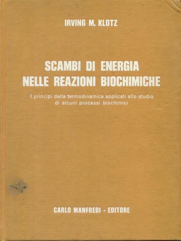 Scambi di energia nelle reazioni biochimiche
