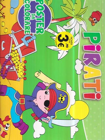   Poster da colorare - Pirati - copertina
