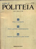   Notizie di Politeia n.15/1989