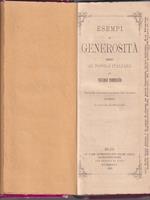   Esempi di generosità proposti al popolo italiano