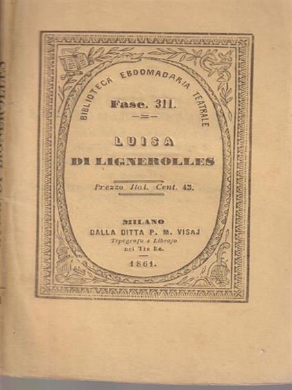   Luisa di Lignerolles - copertina