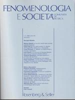   Fenomenologia e società n.2 1998