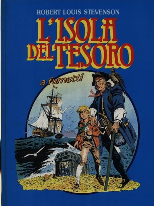 L' isola del tesoro a fumetti - Robert Louis Stevenson - copertina