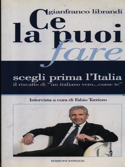   Ce la puoi fare - Gianfranco Librandi - copertina