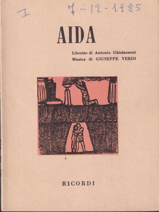   Aida - Alberto Ghislanzoni - copertina