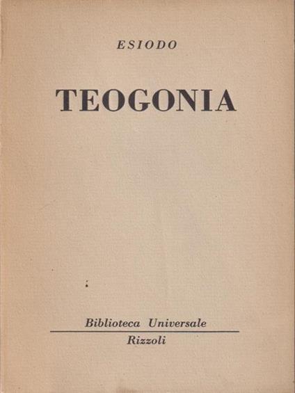   Teogonia - Esiodo - copertina