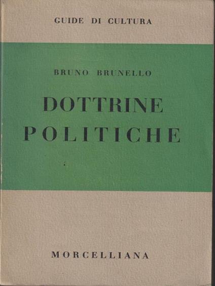   Dottrine politiche - Bruno Brunello - copertina