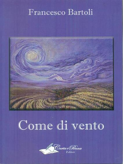   Come di vento - Francesco Bartoli - copertina