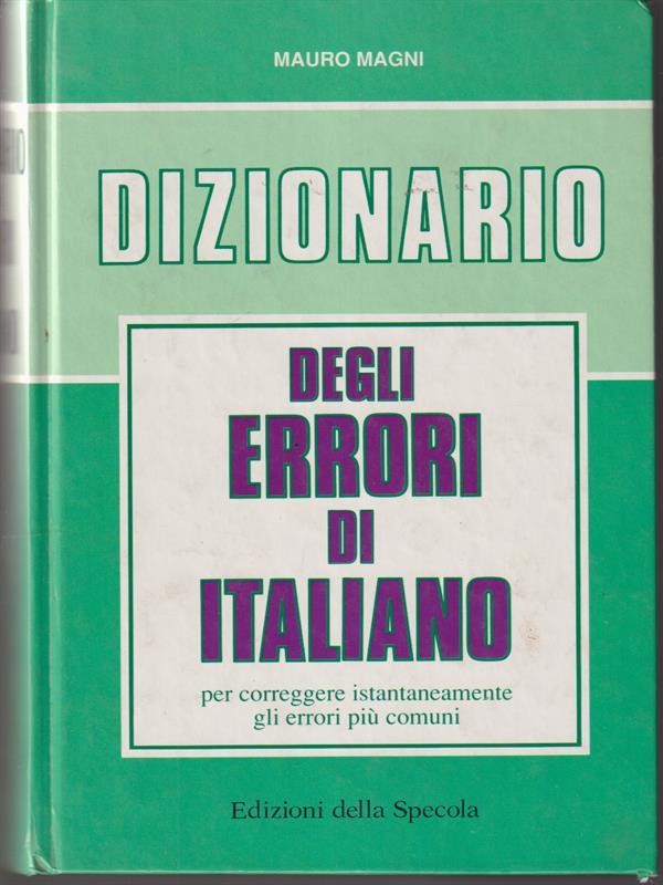 Dizionario degli errori di italiano