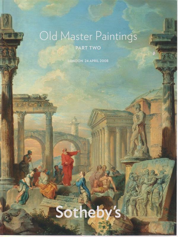   Sotheby's Old Master Paintings. Part Two. London 24 Avril 2008