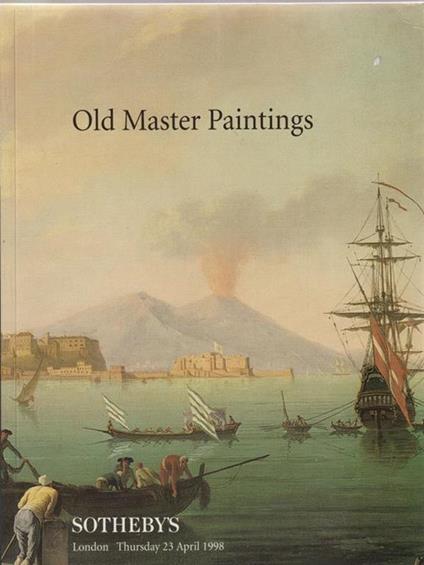   Sotheby's Old Master Paintings. London Thursday 23 April 1998 - copertina