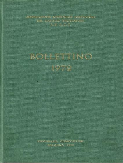   Bollettino 1972 - copertina