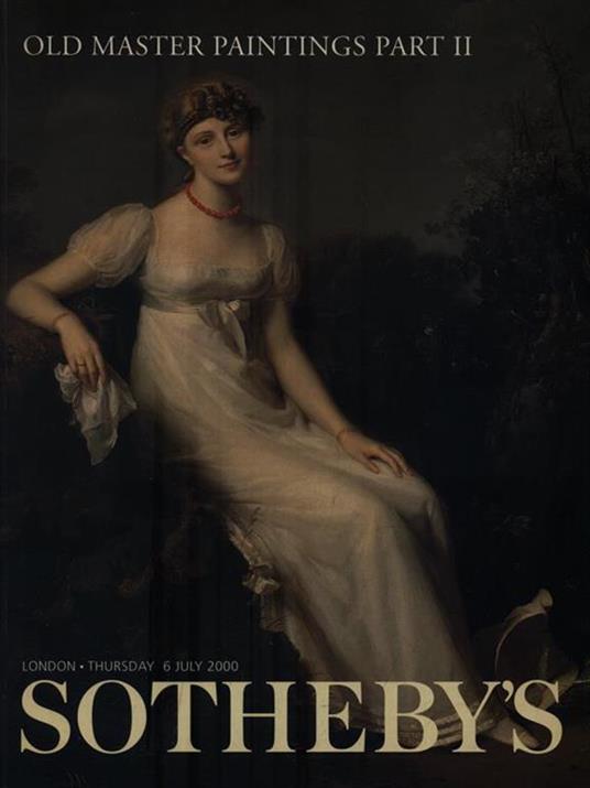   Old master paintings part II - London, 6 July 2000 - copertina