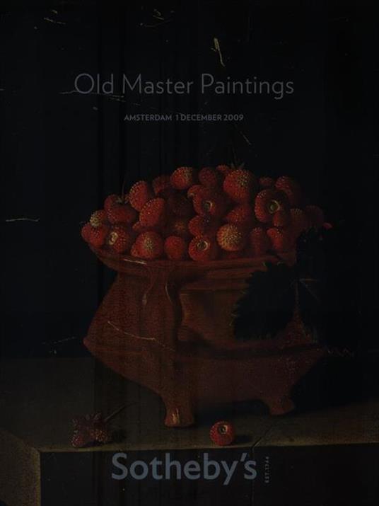   Old Master Paintings - Amsterdam, 1 december 2009 - copertina