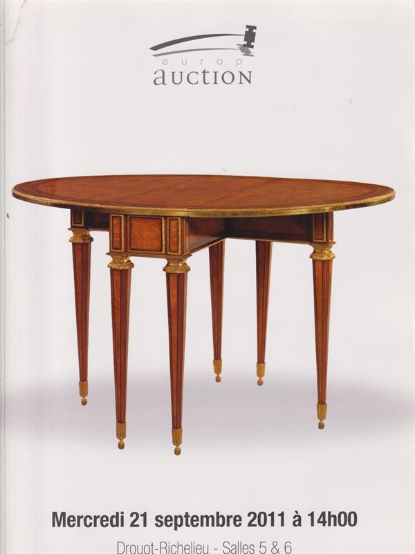   Auction. Vente de prestige. Mercredi 21 septembre 2011