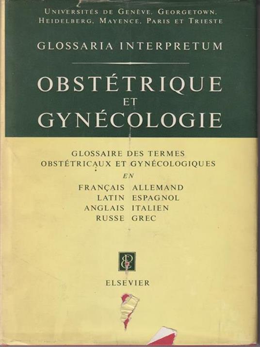   Obstetrique et gynecologie - copertina