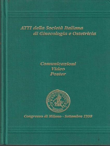   Atti della società italiana di ostetricia e ginecologia Vol. LXXIV - copertina