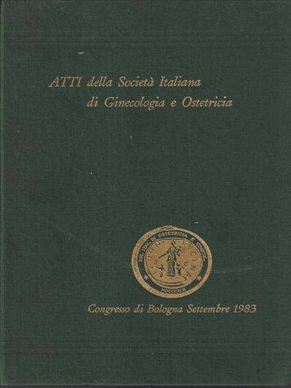   Atti della società italiana di ostetricia e ginecologia Vol. LXII - copertina