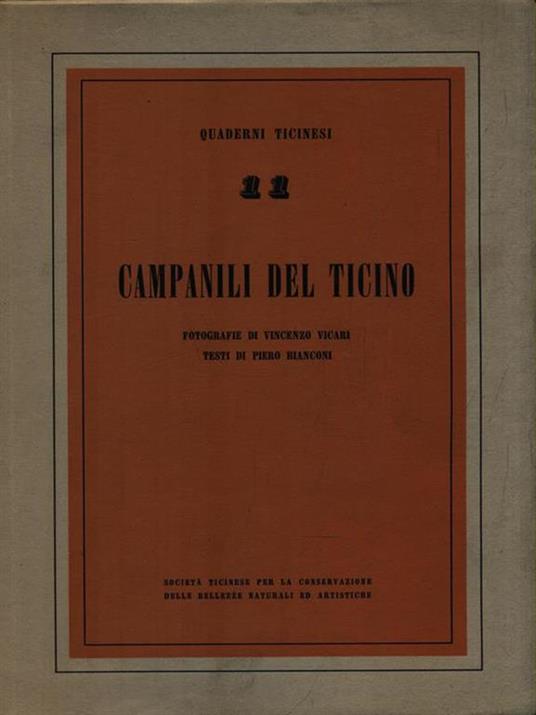   Campanili del Ticino - copertina