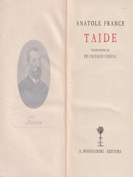 Taide - Anatole France - copertina