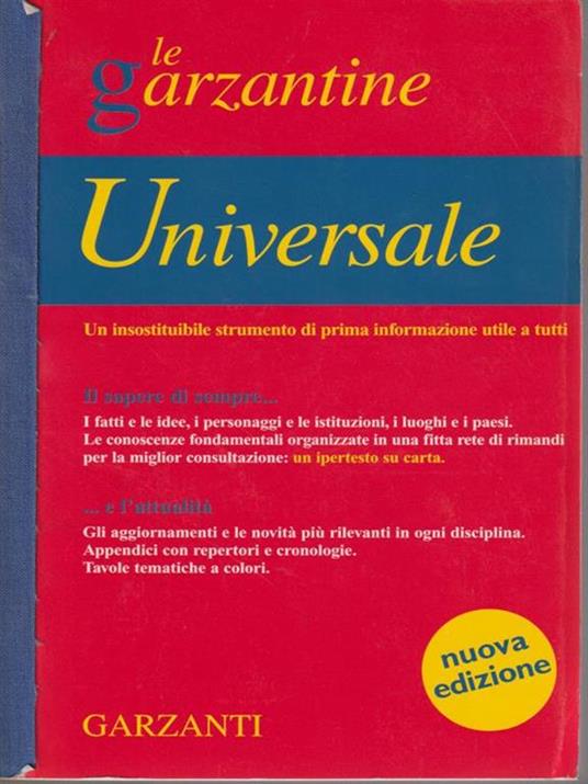 Le Garzantine. Universale - copertina