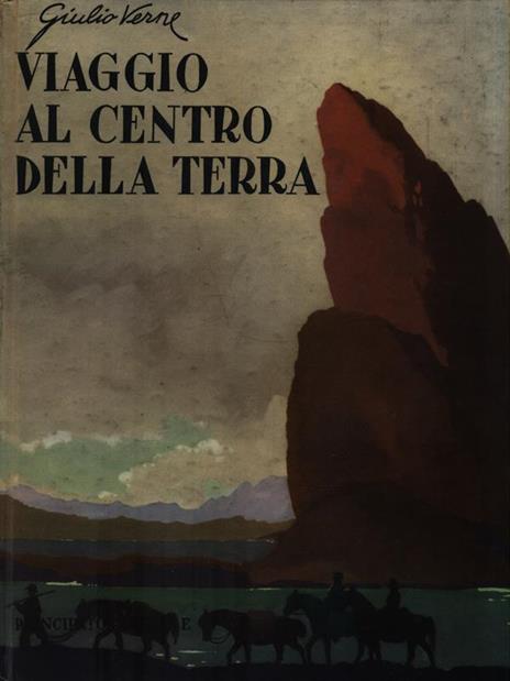 Viaggio al centro della Terra - Giulio Verne - copertina