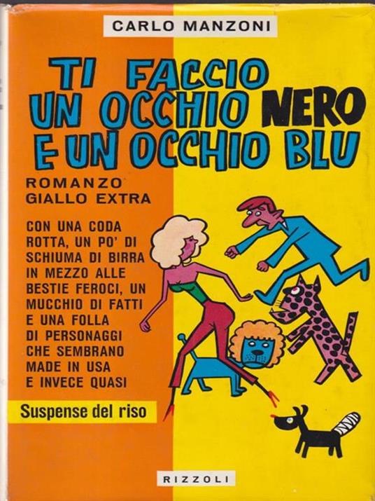   Ti faccio un occhio verde e un occhio blu - Carlo Manzoni - copertina