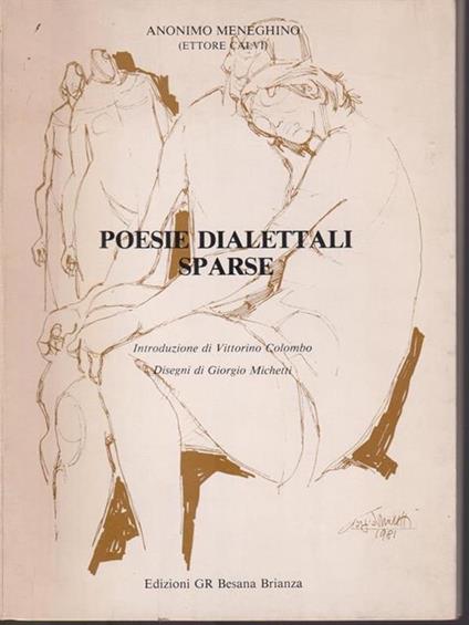   Poesie dialettali sparse - Ettore Calvi - copertina