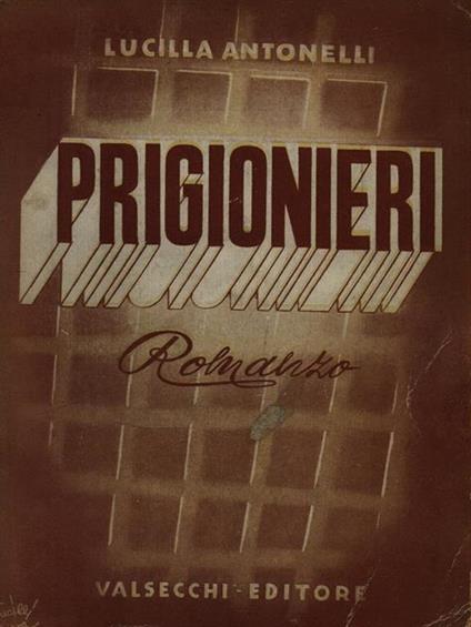   Prigionieri - Lucilla Antonelli - copertina