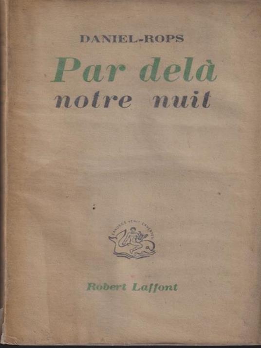   Per delà notre nuit - Daniel-Rops - copertina