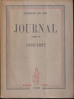   Journal Tome III 1926-1927