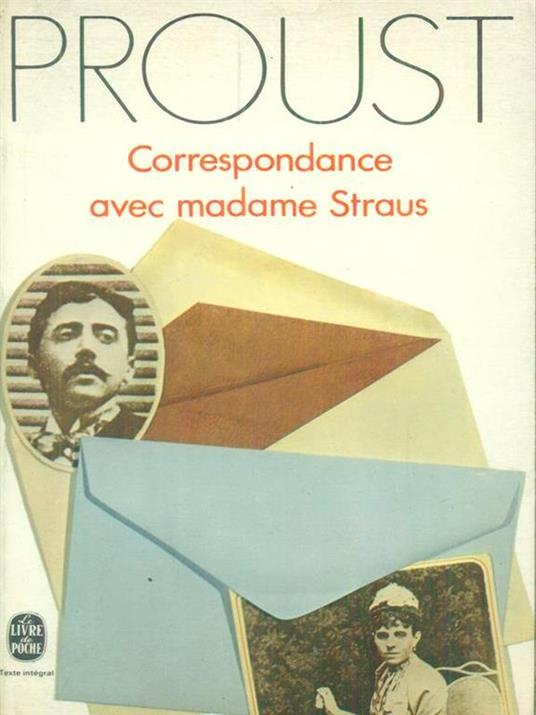   Correspondance avec madame Straus - Marcel Proust - copertina